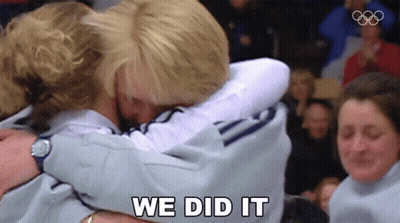 Group Hug We Did It GIF