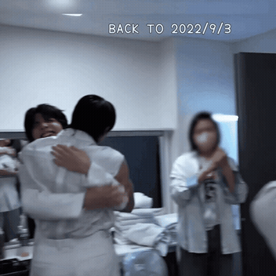 Group Hugging Back To 2022/9/3 GIF