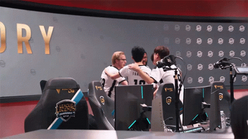 Group Hugging In Front Of Wall With Dry GIF