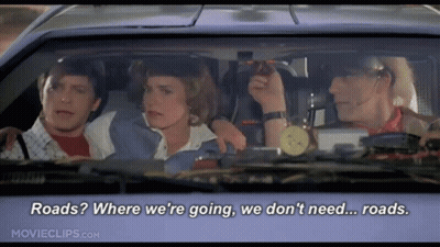 Group In Car Roads Where We're Going GIF