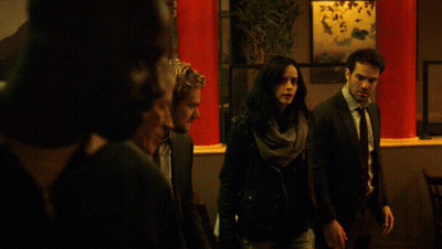 Group In Dark Room One Wearing Reebok Sweatshirt GIF