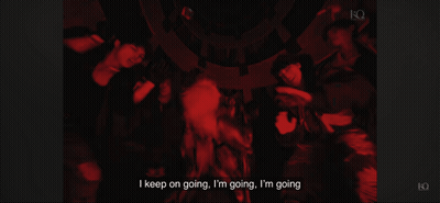 Group In Dark Room Saying I Keep On Going GIF