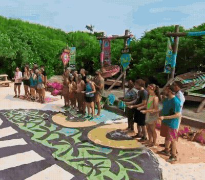 Group In Front Of Kaio Sign GIF