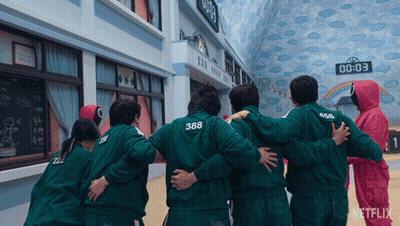 Group In Green Uniforms Number 388 GIF