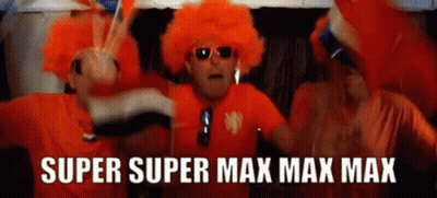 Group In Orange Wigs And Sunglasses Super Super Max Max Max GIF