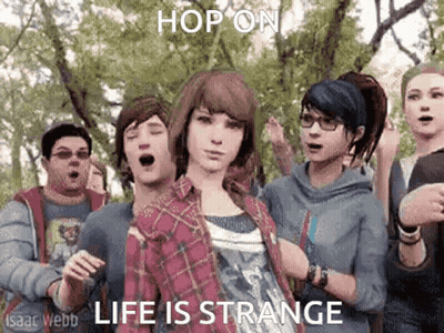 Group In Park Hop On Life Is Strange GIF