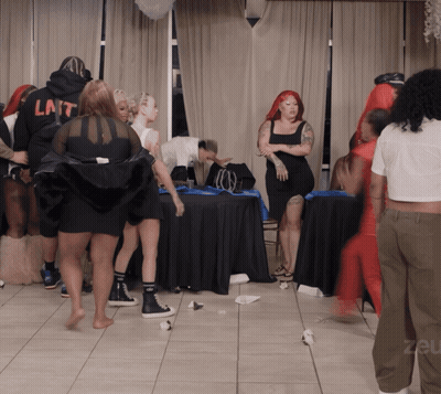 Group In Room With Hoodie Saying LNT GIF