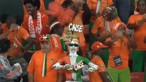 Group In Stadium Watching Game, Shirt Says Case GIF