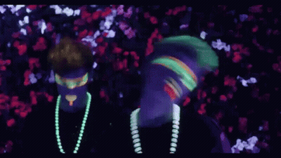 Group In Sunglasses Dancing In Club GIF