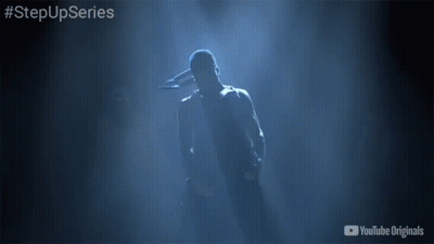 Group Jumping On Stage #Stepupseries GIF