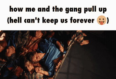 Group Laying on Each Other How Me and the Gang Pull Up