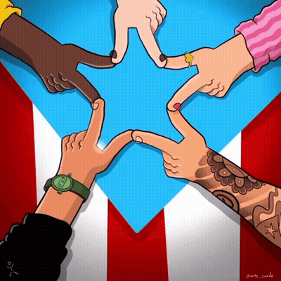 Group Making Star With Fingers And Casio Watch GIF