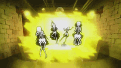 Group Of Adventurers Electrocuted GIF