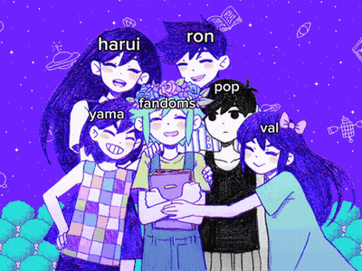 Group of Anime Characters Harui Ron Pop Fandoms and Val