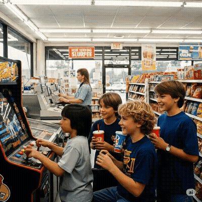 Group Of Boys Playing Video Game GIF