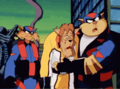 Group Of Cartoon Characters Including A Dog GIF