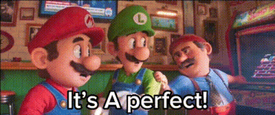 Group Of Cartoon Characters Saying It's A Perfect GIF