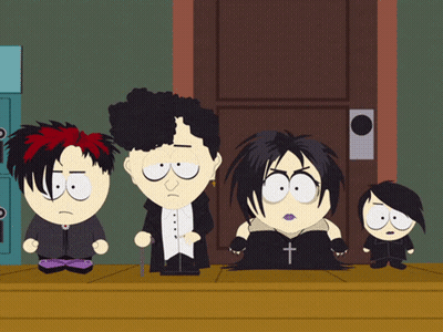 Group Of Cartoon Characters Standing Together GIF