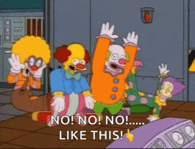 Group Of Clowns One Screaming GIF