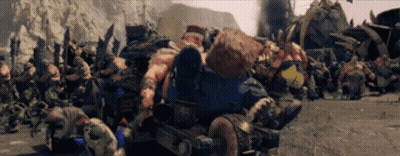 Group Of Dwarfs In Field GIF