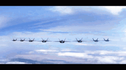 Group Of Fighter Jet Flies Fast GIF