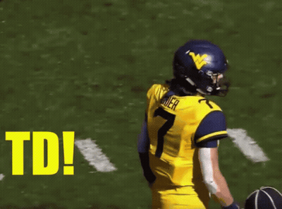 Group Of Football Players Celebrating TD GIF