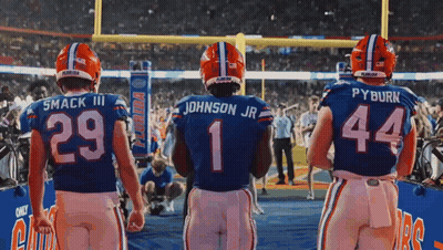 Group Of Football Players Including Johnson Jr GIF