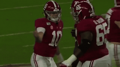 Group Of Football Players On Field GIF