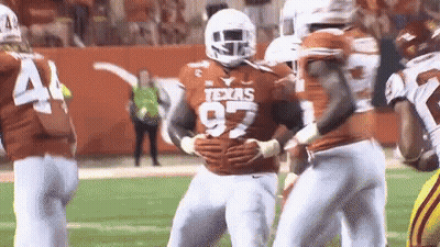 Group Of Football Players With Number 97 Jersey GIF