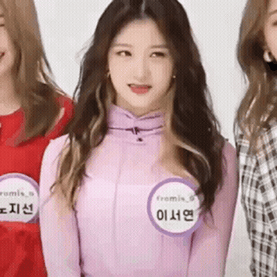 Group Of Girls One In Pink Shirt GIF
