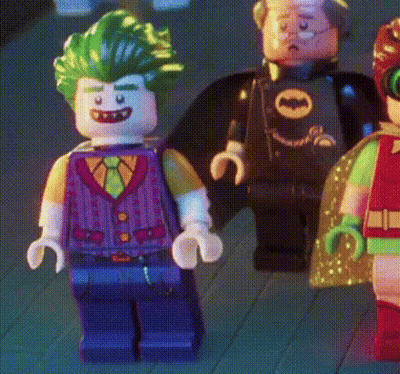 Group Of Lego Characters Standing GIF