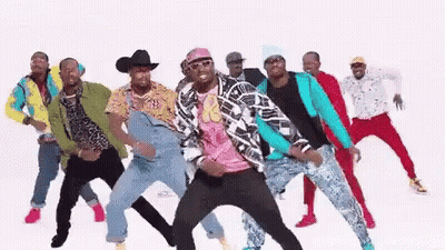 Group Of Men Dancing Together GIF