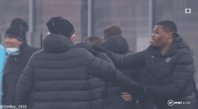 Group Of Men Hugging BT Sport 2 Live Ad GIF