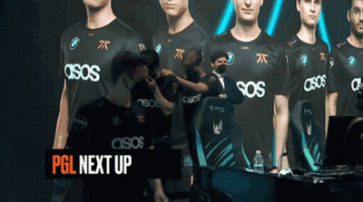 Group Of Men In ASOS Shirts Standing Together GIF
