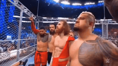 Group Of Men In Cage GIF