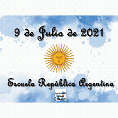 Group Of Men In Front Of Building Saying Les Deseamos Un Feliz Día De La Independencia GIF