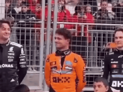 Group Of Men In Front Of Crowd GIF