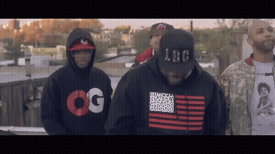 Group Of Men In OG Hoodies GIF