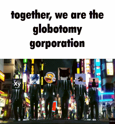 Group Of Men In Suits On City Street GIF