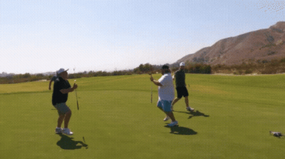 Group Of Men Playing Golf GIF