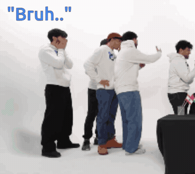Group Of Men Saying Bruh GIF