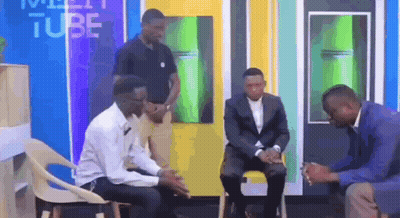 Group Of Men Sitting And Talking GIF