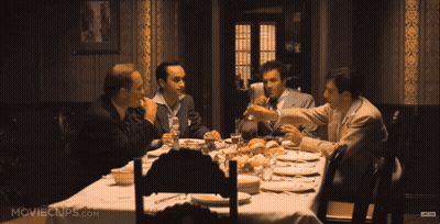 Group Of Men Sitting Around Table Movieclips.com GIF