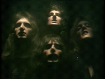 Group Of Men Standing In Dark Room GIF