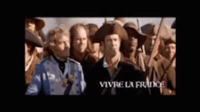 Group Of Men Standing In Line Vivre La France GIF
