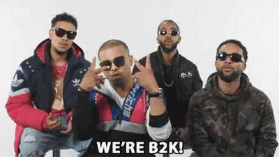 Group Of Men Sunglasses And Adidas Jacket GIF