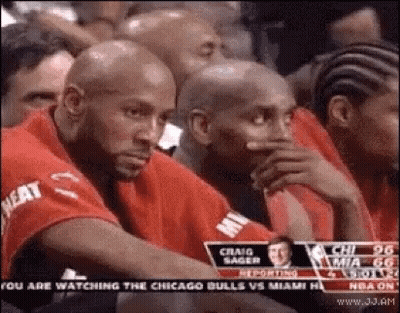 Group Of Men Watching Basketball Game GIF