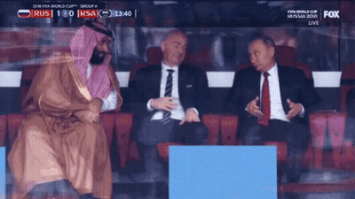Group Of Men Watching Soccer Game Score 1-0 GIF