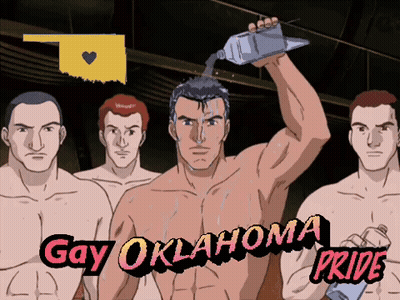 Group of Men With Gay Oklahoma Pride