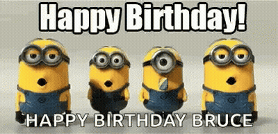 Group Of Minions Standing With Open Mouths GIF